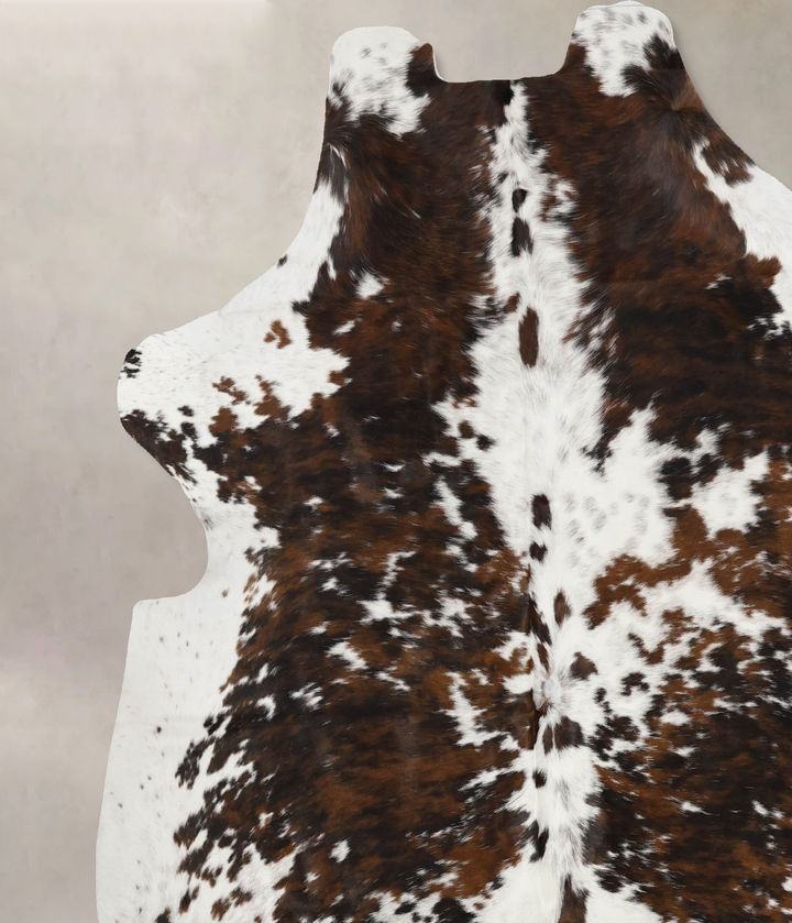 Tricolor X-Large European Cowhide Rug 7'4"H x 6'8"W #B11944 by Hudson Hides
