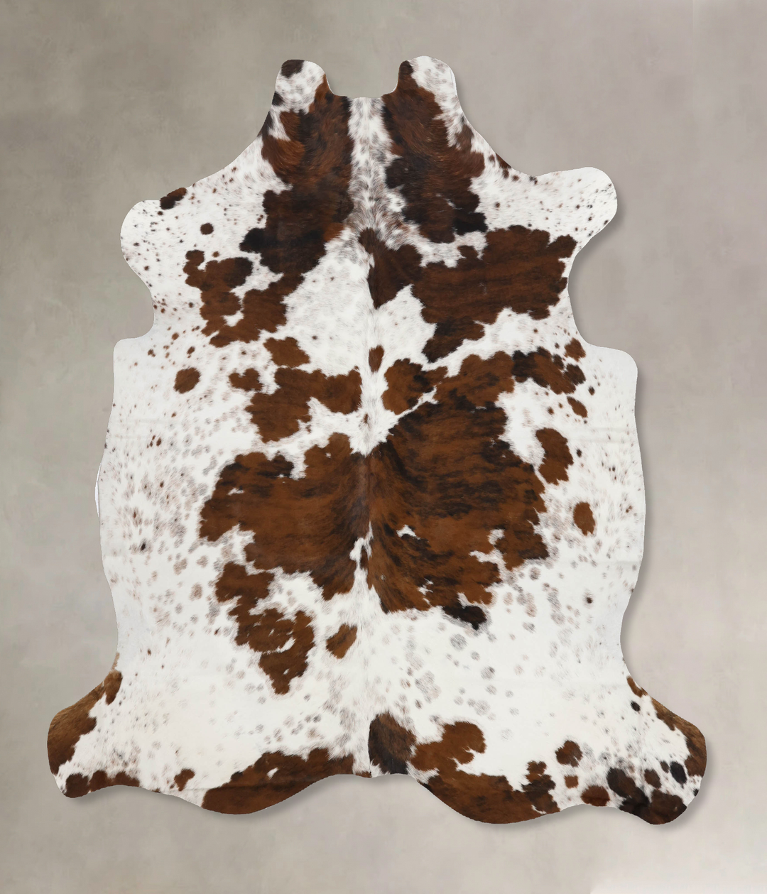 Tricolor X-Large European Cowhide Rug 6'11"H x 6'3"W #B11963 by Hudson