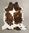 Tricolor X-Large European Cowhide Rug 7'1