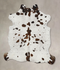 Tricolor X-Large European Cowhide Rug 7'2
