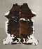 Tricolor X-Large European Cowhide Rug 7'2