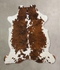 Tricolor X-Large European Cowhide Rug 7'4