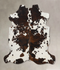 Tricolor X-Large European Cowhide Rug 6'11