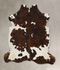 Tricolor X-Large European Cowhide Rug 7'3