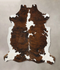 Tricolor X-Large European Cowhide Rug 7'1