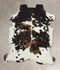 Tricolor X-Large European Cowhide Rug 7'3