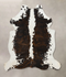 Tricolor X-Large European Cowhide Rug 7'0