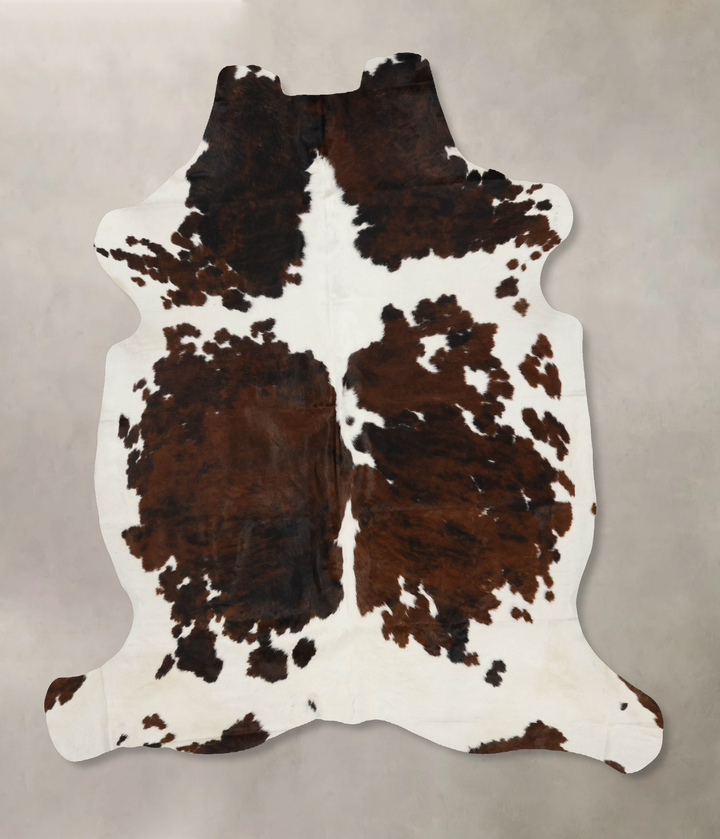 Tricolor X-Large European Cowhide Rug 7'5"H x 6'7"W #B12120 by Hudson Hides