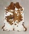 Tricolor X-Large European Cowhide Rug 6'8