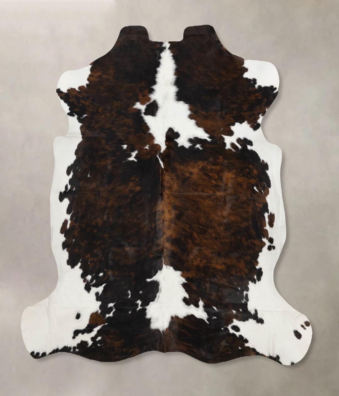 Tricolor X-Large European Cowhide Rug 6'5"H x 6'4"W #B12206 by Hudson
