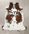 Tricolor X-Large European Cowhide Rug 6'6