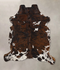 Tricolor X-Large European Cowhide Rug 6'11