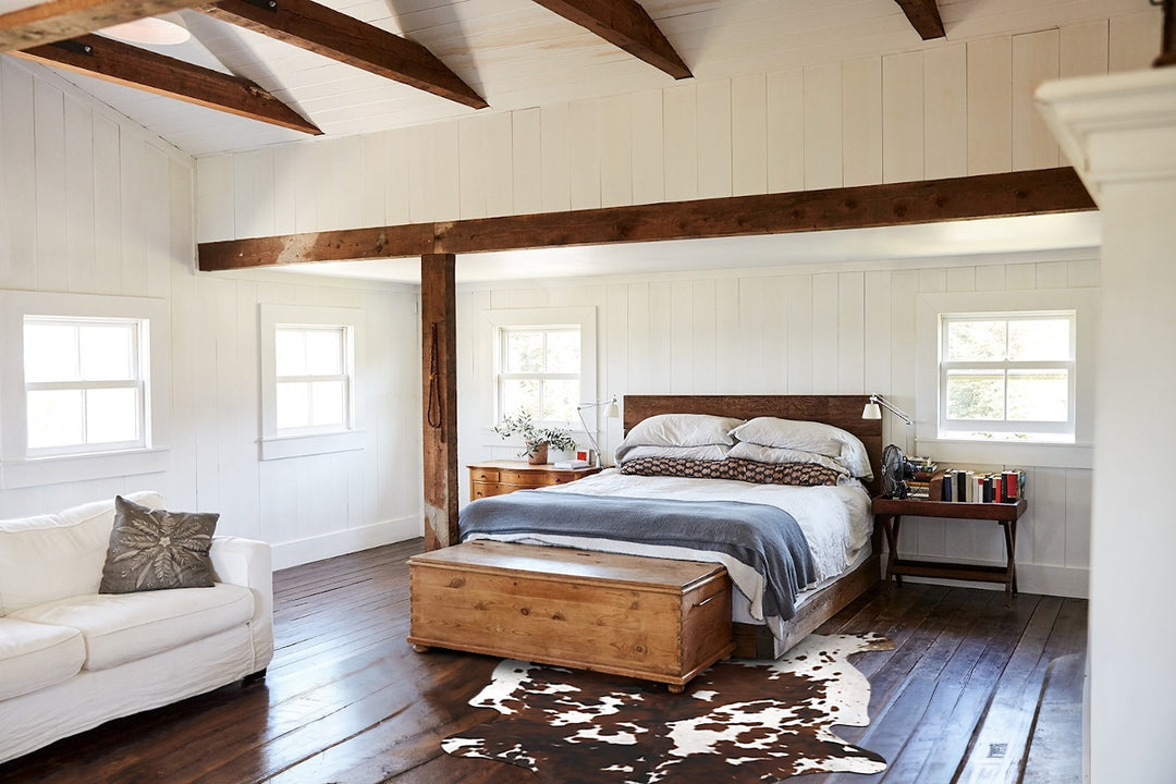 Tricolor X-Large European Cowhide Rug 6'9"H x 6'5"W #B12305 by Hudson