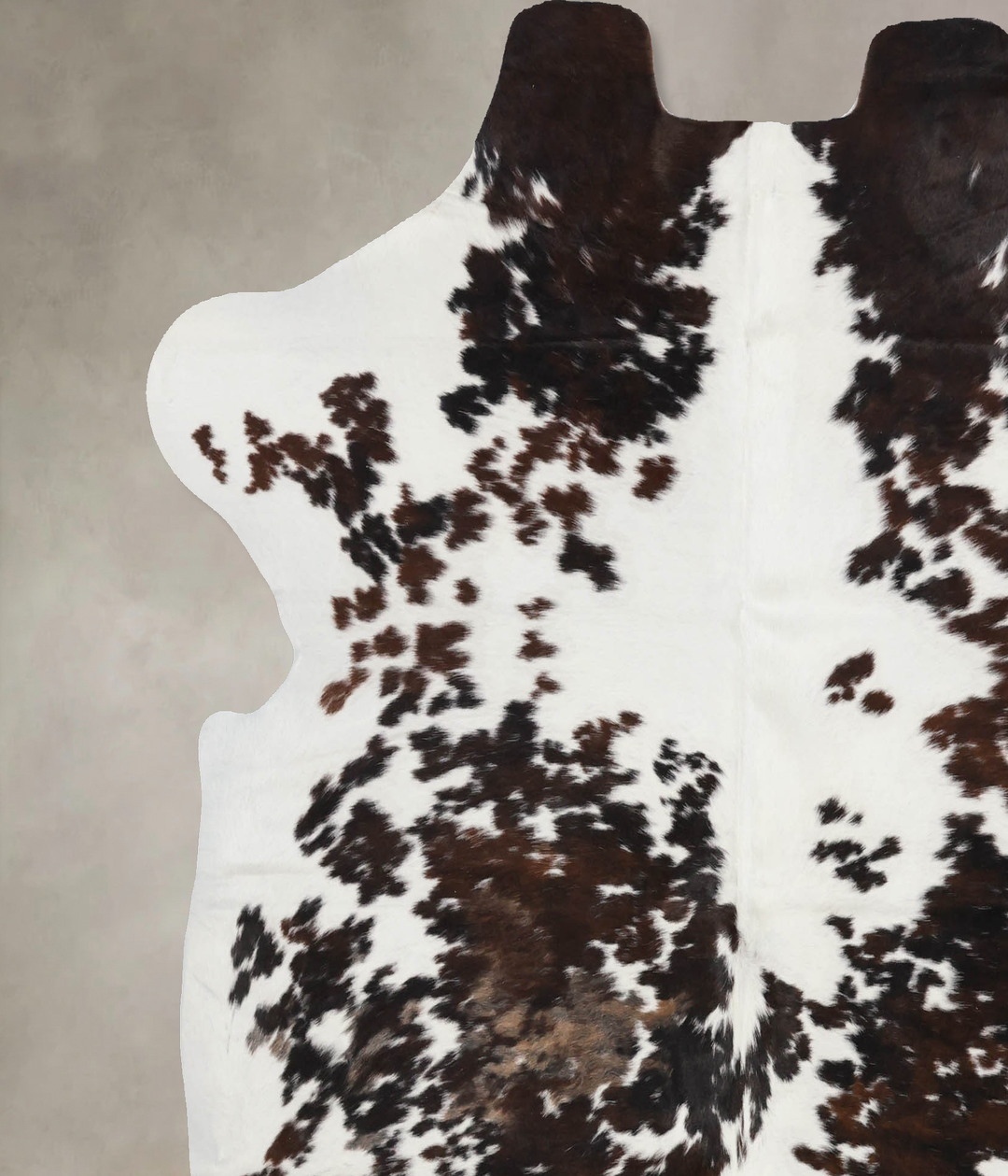 Tricolor X-Large European Cowhide Rug 6'6"H x 6'6"W #B12333 by Hudson