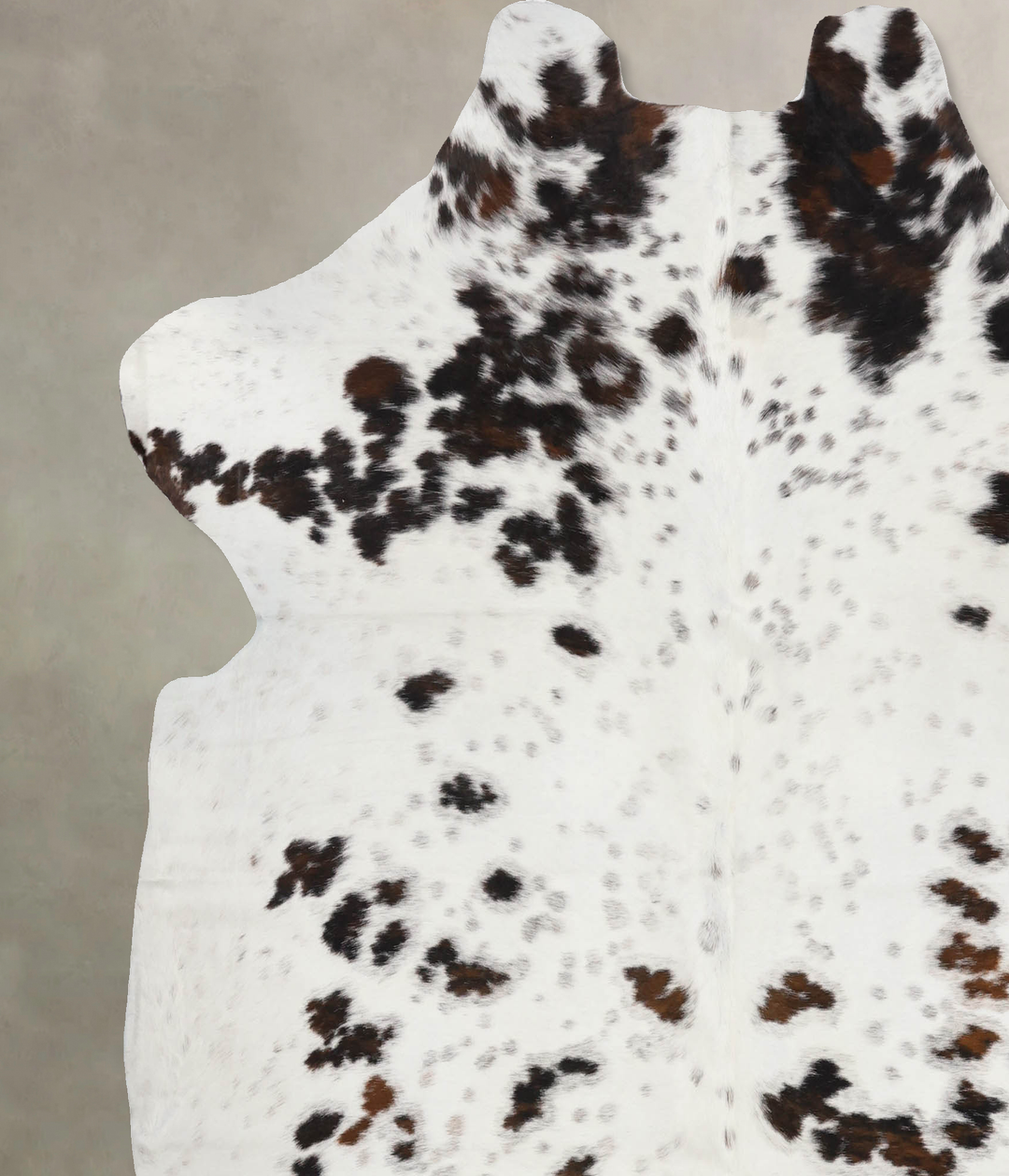 Tricolor X-Large European Cowhide Rug 6'9"H x 6'8"W #B12334 by Hudson