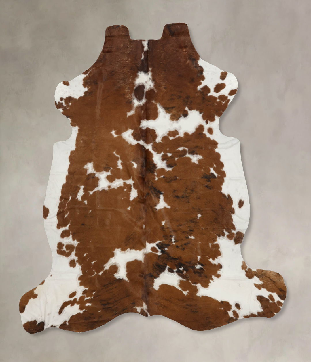Tricolor X-Large European Cowhide Rug 6'8"H x 6'4"W #B12361 by Hudson
