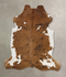 Tricolor X-Large European Cowhide Rug 6'8
