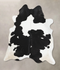 Black and White XX-Large Brazilian Cowhide Rug 8'3