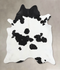 Black and White XX-Large Brazilian Cowhide Rug 8'3