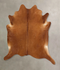 Solid Brown XX-Large Brazilian Cowhide Rug 7'6