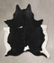 Black and White XX-Large Brazilian Cowhide Rug 9'4