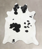 Black and White XX-Large Brazilian Cowhide Rug 8'2