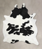 Black and White XX-Large Brazilian Cowhide Rug 10'0