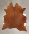 Solid Brown XX-Large Brazilian Cowhide Rug 8'2