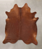 Solid Brown XX-Large Brazilian Cowhide Rug 7'9