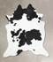 Black and White XX-Large Brazilian Cowhide Rug 8'7