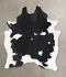 Black and White XX-Large Brazilian Cowhide Rug 8'7