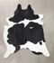 Black and White XX-Large Brazilian Cowhide Rug 8'5