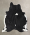 Black and White X-Large Brazilian Cowhide Rug 7'11