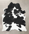 Black and White X-Large Brazilian Cowhide Rug 7'5