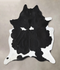 Black and White XX-Large Brazilian Cowhide Rug 9'3
