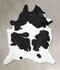 Black and White XX-Large Brazilian Cowhide Rug 9'3