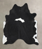 Black and White X-Large Brazilian Cowhide Rug 7'11