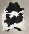 Black and White XX-Large Brazilian Cowhide Rug 9'0