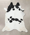 Black and White XX-Large Brazilian Cowhide Rug 8'6