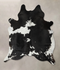 Black and White XX-Large Brazilian Cowhide Rug 8'0