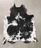 Black and White XX-Large Brazilian Cowhide Rug 9'2