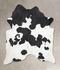 Black and White X-Large Brazilian Cowhide Rug 7'7