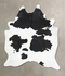 Black and White XX-Large Brazilian Cowhide Rug 8'5