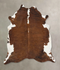 Tricolor X-Large Brazilian Cowhide Rug 7'2