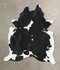 Black and White XX-Large Brazilian Cowhide Rug 8'9