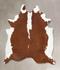 Hereford XX-Large Brazilian Cowhide Rug 8'2