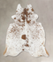 Salt and Pepper Brown XX-Large Brazilian Cowhide Rug 8'1