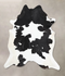 Black and White XX-Large Brazilian Cowhide Rug 8'4
