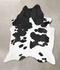 Black and White XX-Large Brazilian Cowhide Rug 9'0