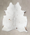 Salt and Pepper Brown XX-Large Brazilian Cowhide Rug 8'6